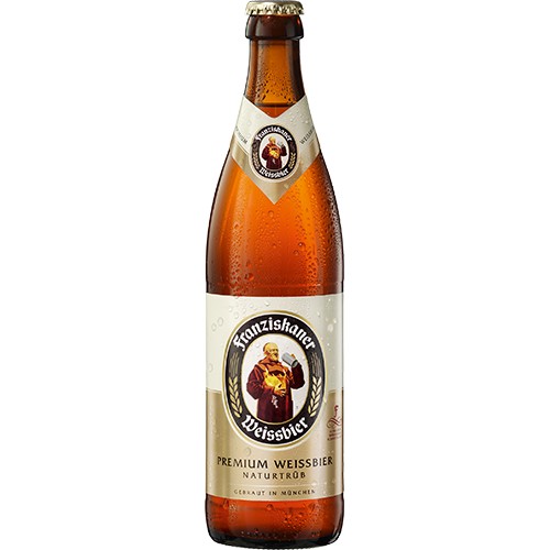Franziskaner Hefeweizen hell 0.5l (MEHRWEG)
