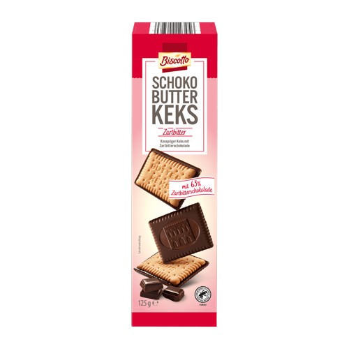 Biscotto Schoko-Butterkeks Zartbitter 125g