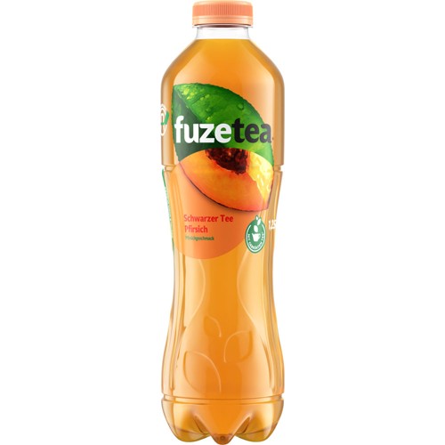 Fuze Tea Schwarzer Tee Pfirsich 1.25l (EINWEG)