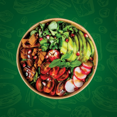 Fattoush Salat Bowl (vegan)