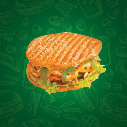 Flat Cheese Burger