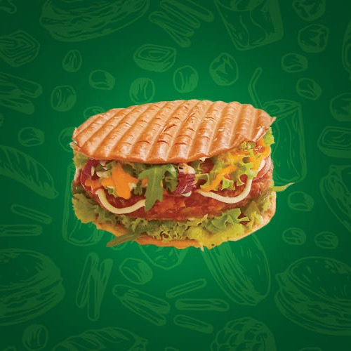 Flat Chicken Burger
