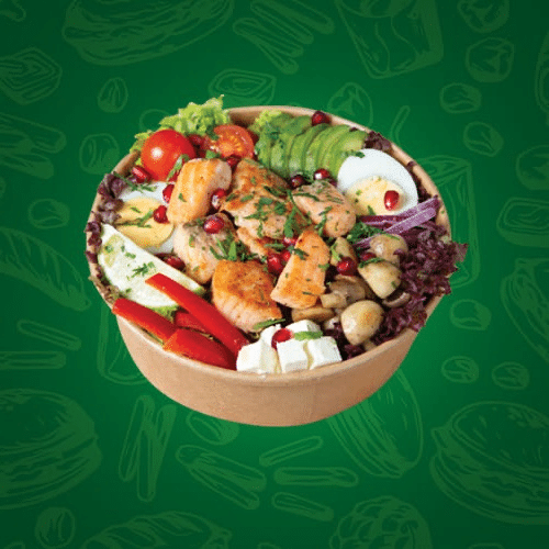 Lachs Avocado Bowl