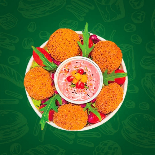 Spezieller Falafel Teller (vegan)