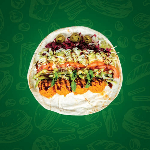 Veggie Bulgur Köfte Wrap
