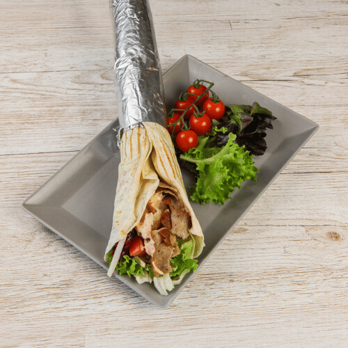 Dürüm mit Fleisch und Salat