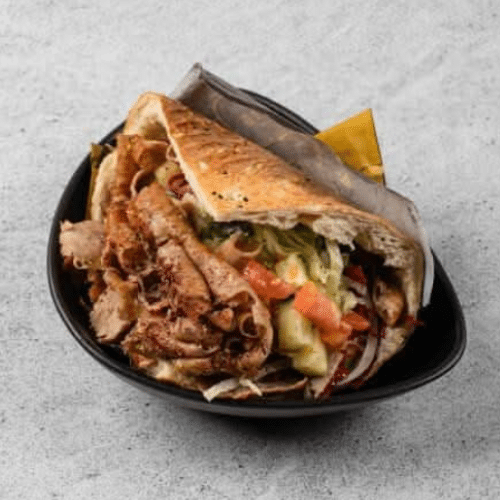 Sandwiches im fusion fladenbrot - Oozaru - Kalb
