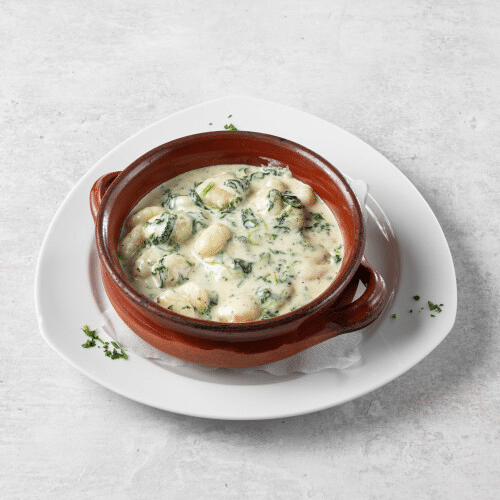 Gnocchi In Gorgonzola-Spinat-Rahmsauce