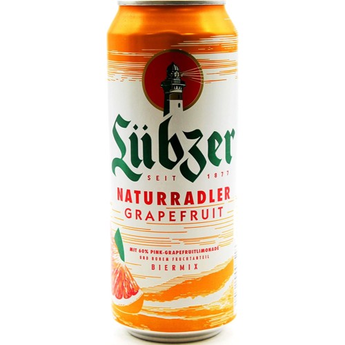 Lübzer Naturradler Grapefruit 0.5l (EINWEG)