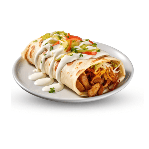 Shawarma - Hähnchen (im Lavash)