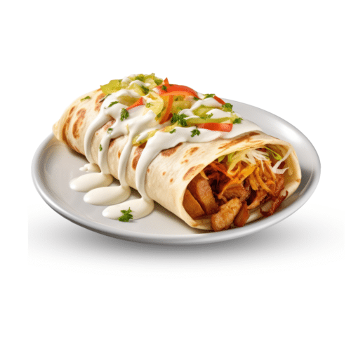 Shawarma - Schwein (im Lavash)