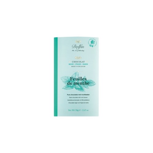 Dolfin Zartbitterschokolade mit Minze 70g