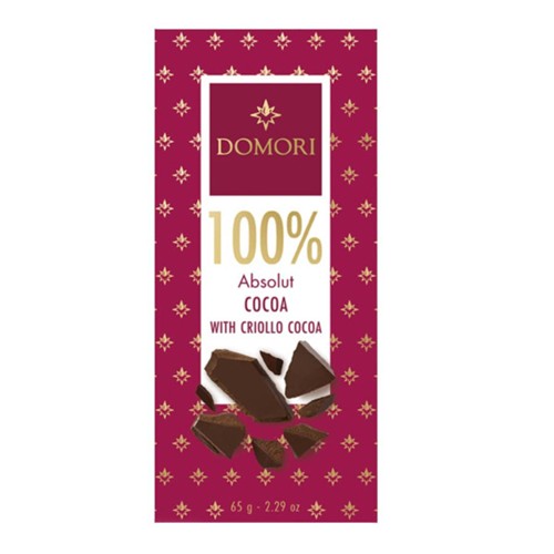 DOMORI Schokoladen Kakaomasse Absolut 100% 65g