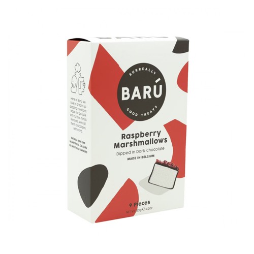 Barú Marshmallows Dark Chocolate Raspberry 120g
