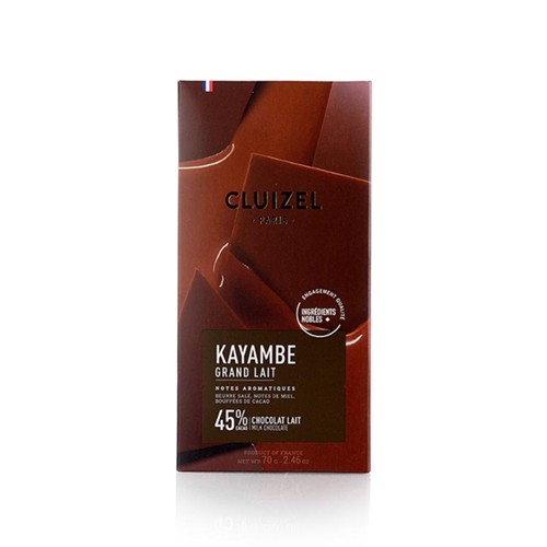 Cluizel Plantagenschokoladentafel Kayambe 45% 70g