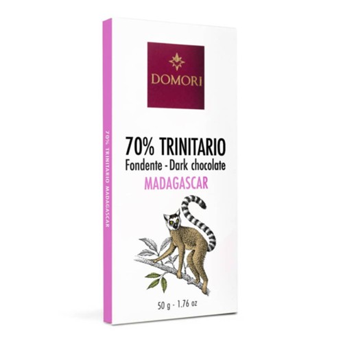 DOMORI Dunkle Schokolade Trinitario Madagascar70% 50g