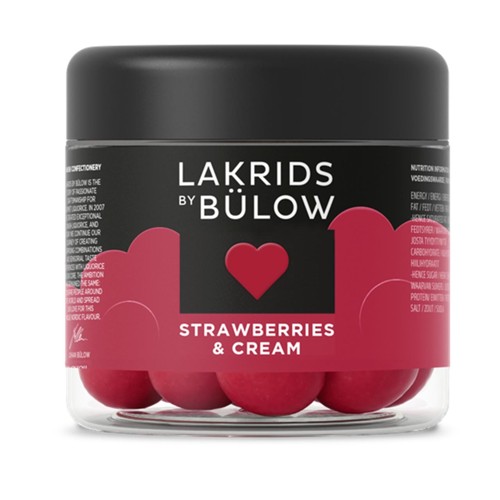 Lakrids by Bülow Lakritz mit Erdbeer-Sahne Geschmack 125g
