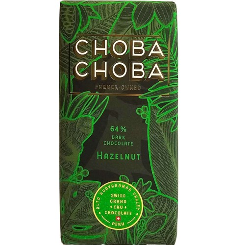 Choba Choba Dark Chocolate Hazelnut 91g