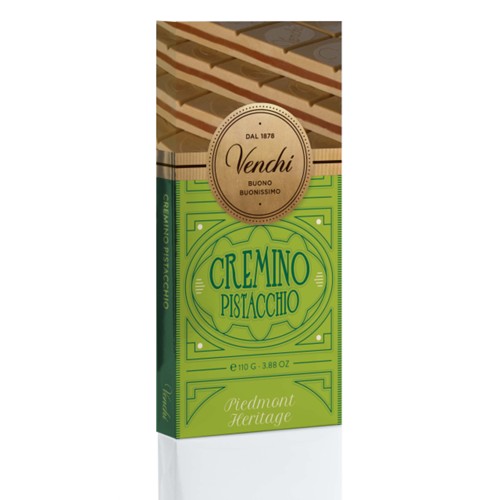 Venchi Cremino Gianduia-Pistazien-Schokolade 110g