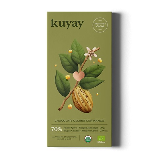 Kuyay Peru 70% mit Mango 70g