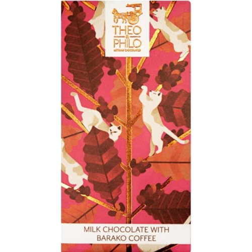 THEO & PHILO 44% Milkchocolate with Barako Coffee 45g