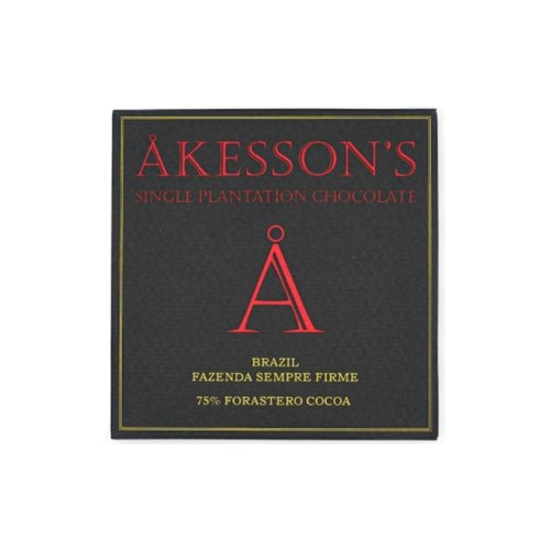 Akessons 75% Forastero-Brazil vegan 60g