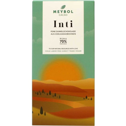 MEYBOL Cacao Dunkle Schokolade Inti Peru 70% 70g