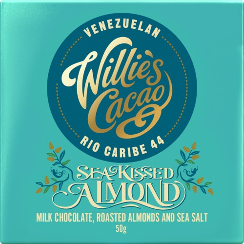Willie's Cacao Chocolate Sea Kissed Almond 50g