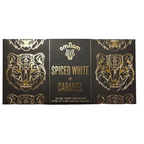 Omnom Spiced White + Caramel 60g