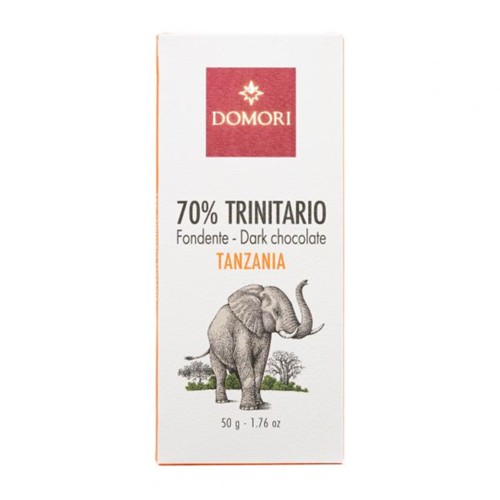 DOMORI Dunkle Schokolade Trinitario Tanzania 70% 50g