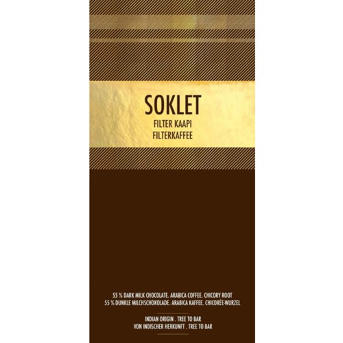Soklet Schokolade Filterkaffee 55% 50g