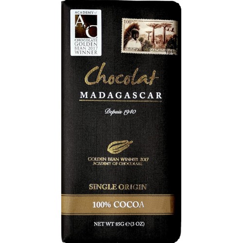 Chocolat Madagascar 100% Kakao 85g