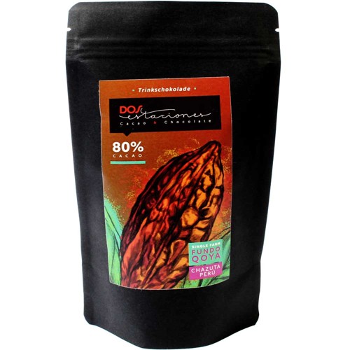 Dos Estaciones Bioschoko Trinkschoko Chazuta Peru 80% 100g