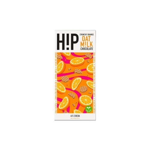 H!P Hafermilchschoko mit Orangengeschmack und Waffel 70 g