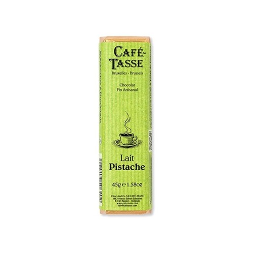 Cafe-Tasse Milchschokolade mit Pistachio Praliné 45g