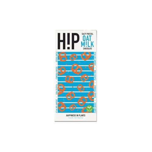 H!P Hafermilchschokoladentafel mit salzigen Brezelstückchen 70 g