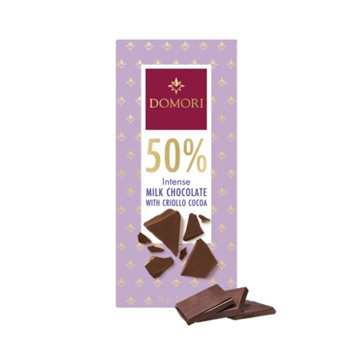 DOMORI Milchschokolade Intense 50% 75g