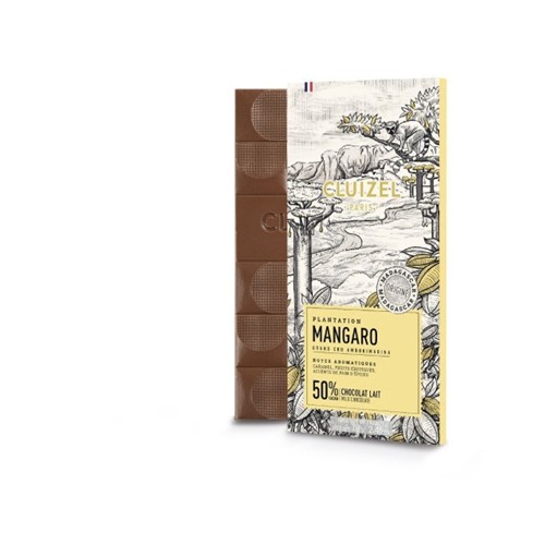 Cluizel Tafel-Schokolade Vollmilch Mangaro Lait 50% 70g