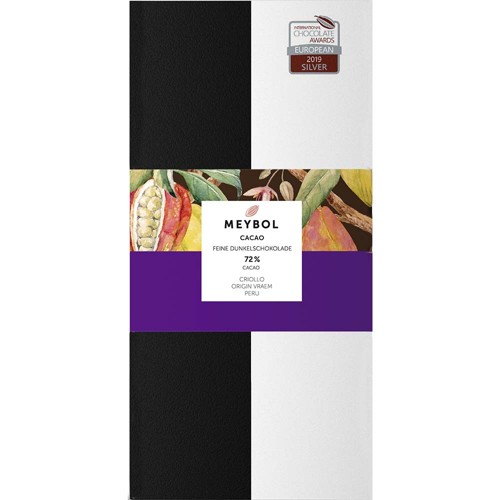 MEYBOL Cacao Dunkle Schokolade Vramen Peru 72%  70g