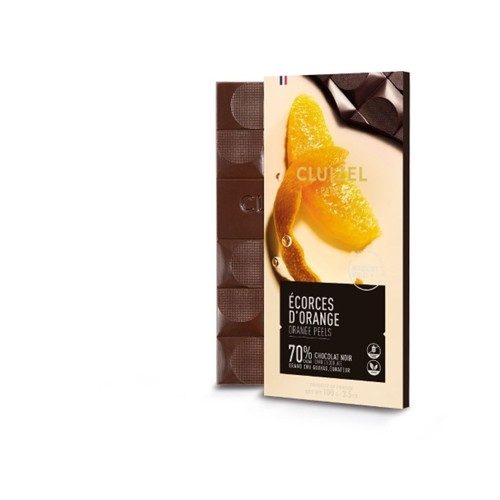 Cluizel Tafel-Schoko Ecorces d'Orange zartbitter 100g