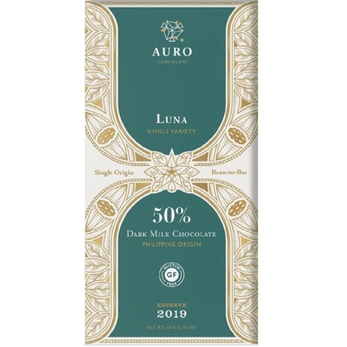 Auro Luna 50% Dark Milk Chocolate 60g