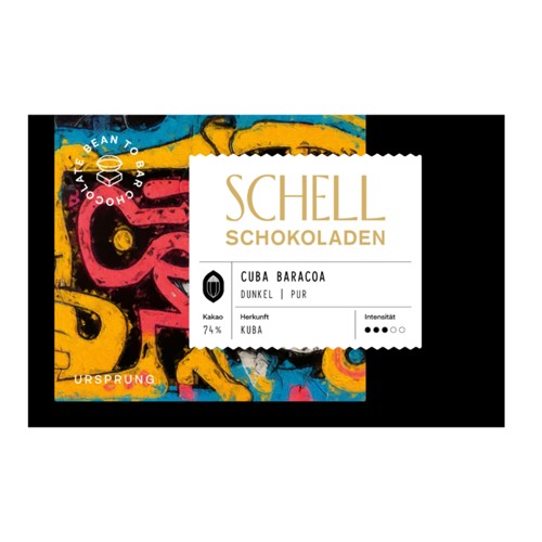 SCHELL Schokoladen Cuba Baracoa 74% 50g