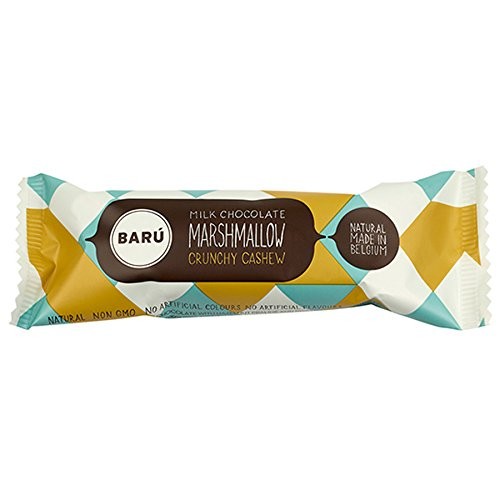 Barú Milk Chocolate Marshmallow Crunchy Cashew Bar 30g