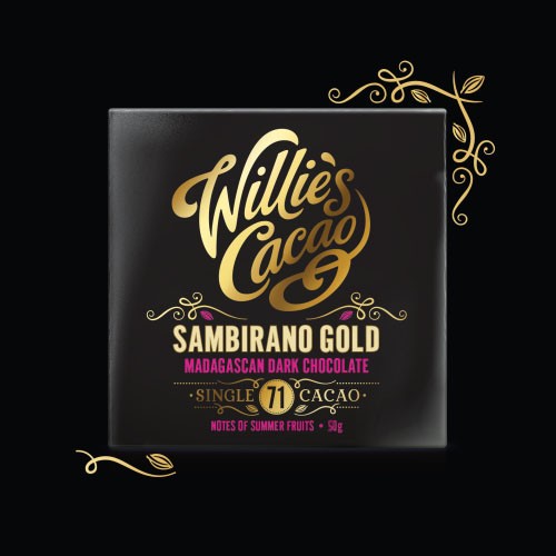 Willie's Cacao Sambirano Gold Madagsacan Dark Chocolate 71% 50g