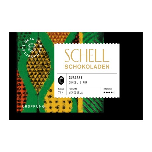 SCHELL Schokoladen Guasare 74% 50g