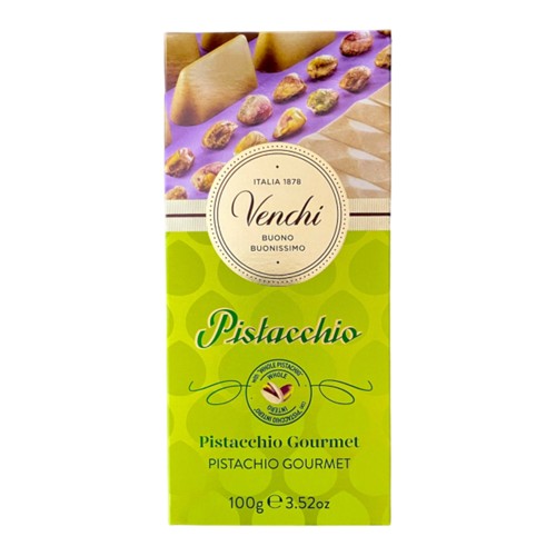 Venchi Pistacchio Gourmet Weiße Schokolade mit Pistazien 100g