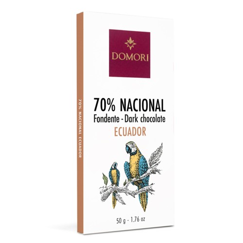 DOMORI Dunkel Schokolade Nacional Ecuador 70% 50g