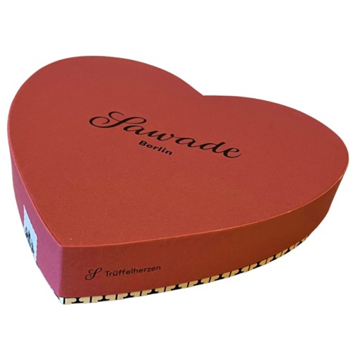 Sawade Herzschachtel Trüffel Pralinen 130g