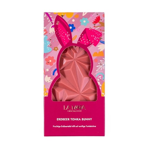 La Mara Schokoladenhase Erdbeere Tonka 60g