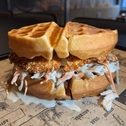 Chicken Waffle Burger